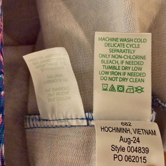 Lilly Pulitzer Skipper Popover Sailabration UPF 50 Luxletic Sz M 1/4 Zip Top NWT - Picture 6 of 7